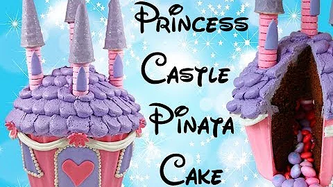 PRINCESS CASTLE CAKE - Make a Giant Cupcake Princess Castle with Cupcake Addiction
