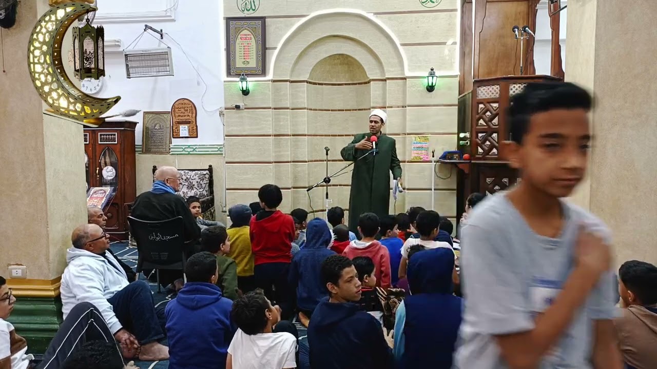 🌿✨ أسئلة عن فتح مكة مع أطفال مسجد أبو لبن بمدينة ببلبيس.🌙🌙