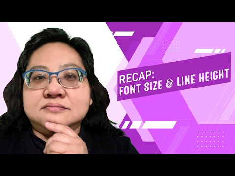 Coding for Beginners: Recap #63—Font Size and Line-Height