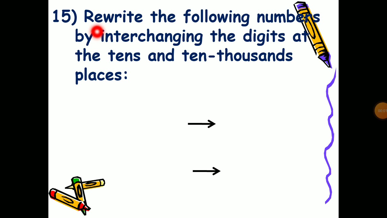 Interchanging digits at tens and ten-thousands place
