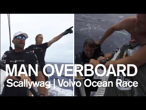 Watch a dramatic man overboard rescue on Scallywag! | Volvo Ocean Race