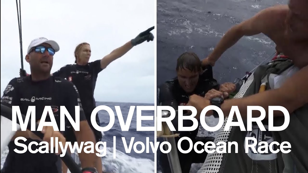 Watch a dramatic man overboard rescue on Scallywag! | Volvo Ocean Race
