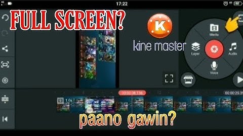 HOW TO MAKE || FULL SCREEN VIDEO IN KINE MASTER FULL SCREEN EXISTING IN KINEMASTER