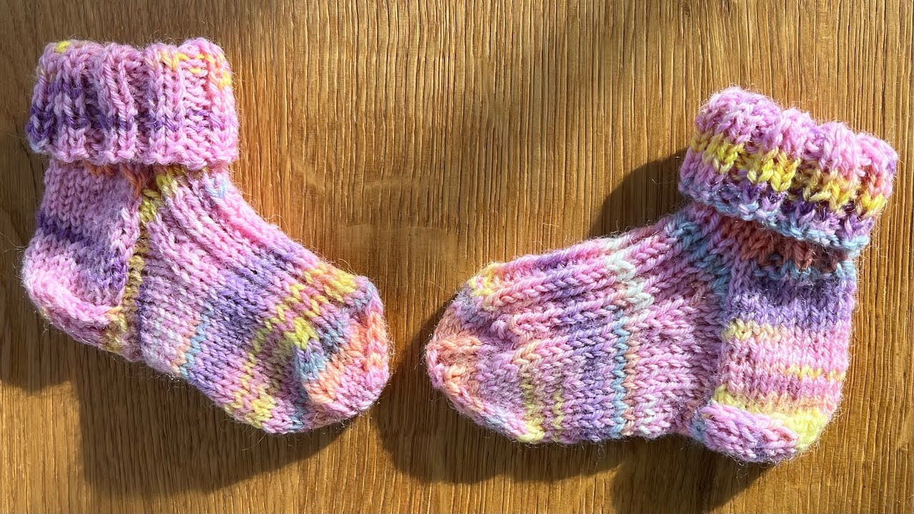 Babysocken mit Käppchenferse
