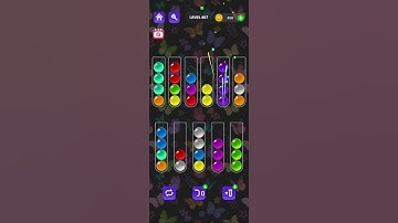 Ball Sort Master Level 607 #ballsortmaster #ballsortmastersolution #puzzlegame #gaming #games
