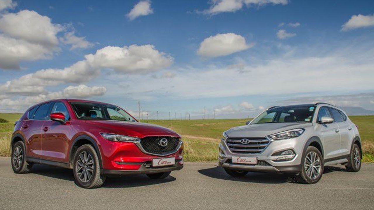 18 Mazda Cx 5 Vs 18 Hyundai Tucson Youtube