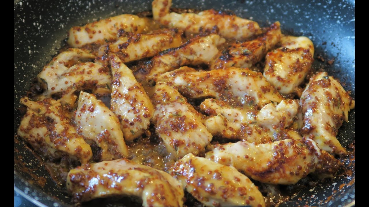 Recette 142 Poulet Miel Moutarde Honey Mustard Chicken Youtube