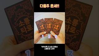 다음주 운세! #shorts #tarot #소름타로 #유명한점집 #운세 #사주 #타로 #일주일운세