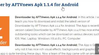 Downloader by AFTVnews Apk 1 1 4 for Android screenshot 1