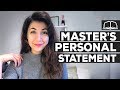 How to write a Personal Statement for Master's (Postgraduate) | King's College London | Atousa