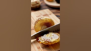 Satisfying Honeycomb Slice in Slow Motion