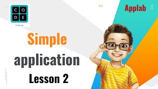 Simple application (change color) using App lab in code.org - H.w lesson 2 grade4/level1