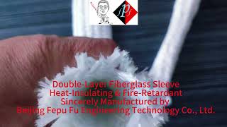 Double-Layer Fibergl Sleeveheat-Insulating & Fire-Retardant