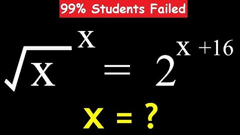 A Nice Algebra Problem || Math Olympiad || How to find out x=?