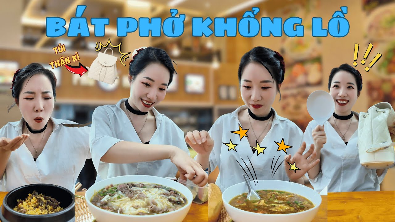 Cầm Bát Siêu To Khổng Lồ Đi Ăn Phở Và Cái Kết