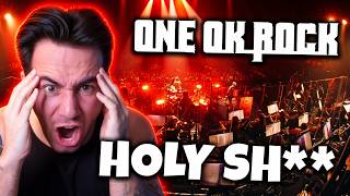 FIRST TIME REACTION to ONE OK ROCK - I was King (Live from Orchestra Japan Tour)