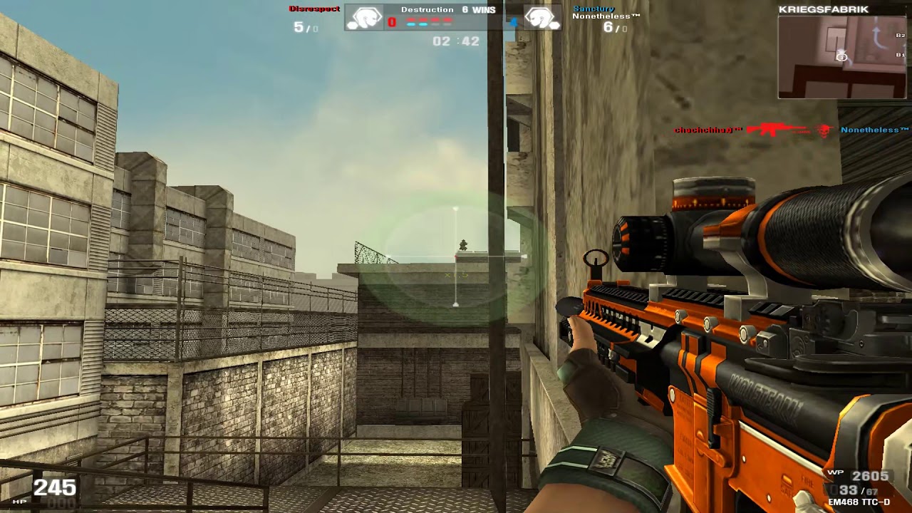 [Wolfteam ClanWar] Sanctury vs. Disrespect #2 [4v4]