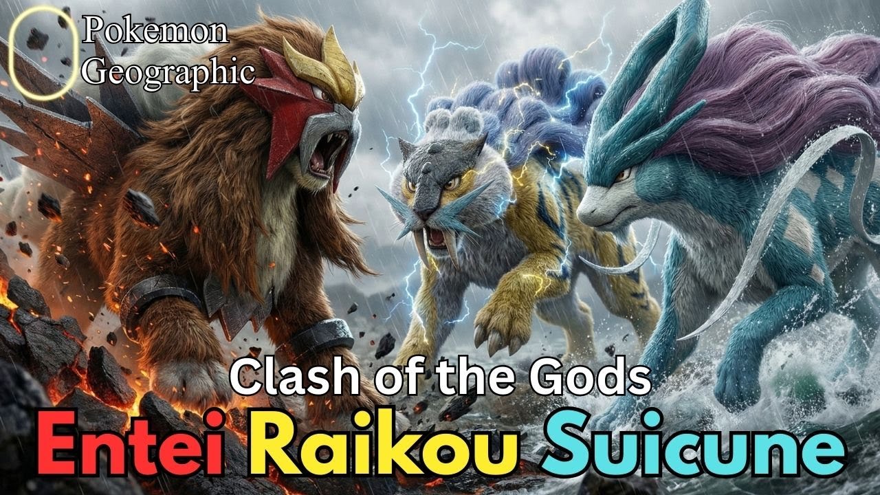 Real Life Pokémon – NatGeo: Entei, Raikou, Suicune | Forces of Gods