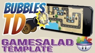 Bubbles Tower Defense Gamesalad Template