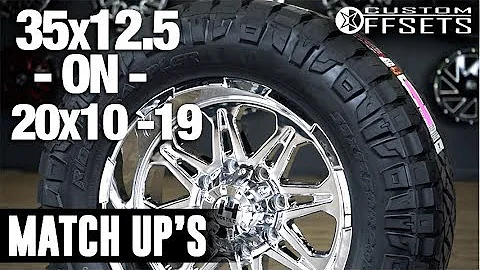 Custom Offsets Match Up: 35x12.5 on a 20x10 -19