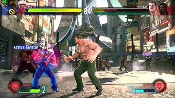 MARVEL VS  CAPCOM  INFINITE  featuring ryu and thor