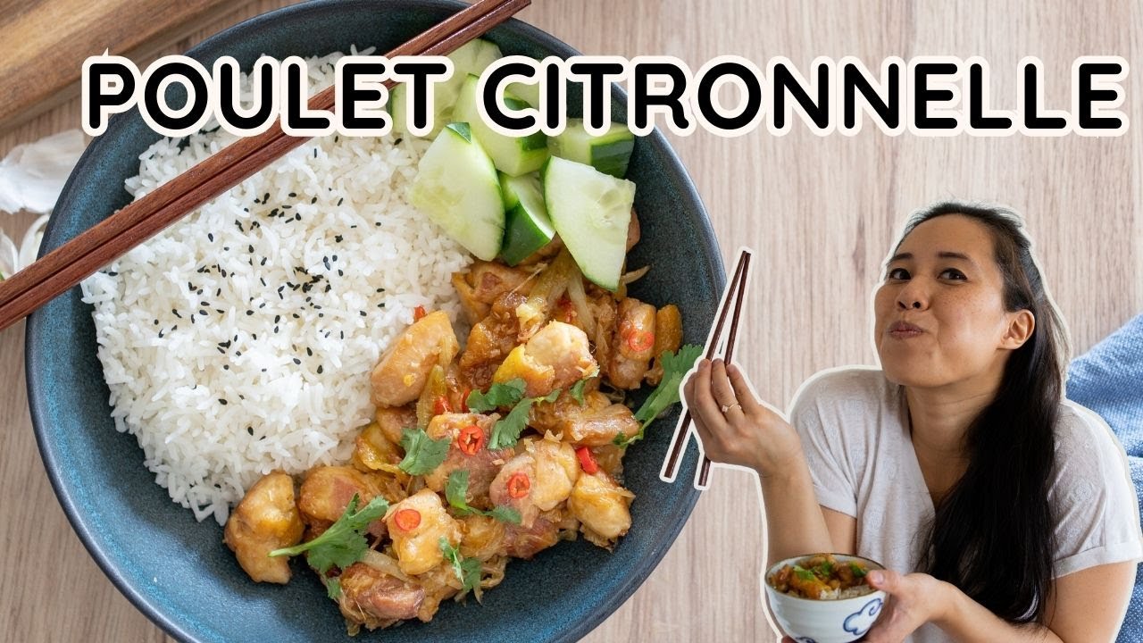 POULET SAUTÉ À LA CITRONNELLE  - Recette Vietnamienne Inratable en Moins de 30 Minutes  🐔 ⏱