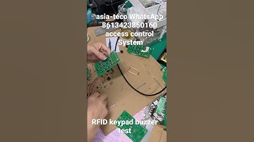 RFID keypad access controller buzzer test