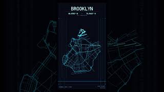 why brooklyn looks like a git merge conflict #Brooklyn #NYC #MapArt #DataArt #CreativeCoding