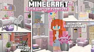 Cute Addon for MCPE/Minecraft Bedrock 1.21-1.26 Cutie Clutter Furniture (NEW Kitchen and Bedroom) screenshot 1