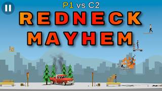 Redneck Mayhem - Two Player Versus - Mobile Game - Android - Google Play #mobilegame  #androidgames screenshot 4