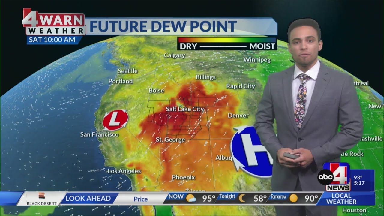 Hazy skies and warm temperatures for our weekend - YouTube