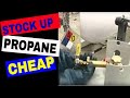 How to Stockpile Propane on the Cheap