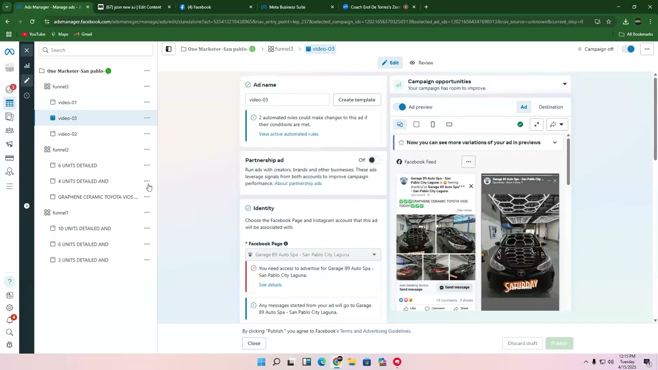 FACEBOOK ADS video presentation
