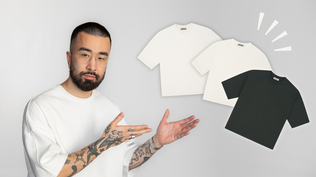 Attempting to create the best oversized T-shirts in the world, on YouTube