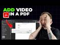 Como adicionar um vídeo em um PDF usando o Adobe Acrobat Pro [Guia Completo 2026]