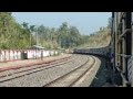 20502 Agartala Rajdhani Express ( Pre TEJAS ) crossing with 15663 Agartala Silchar Express