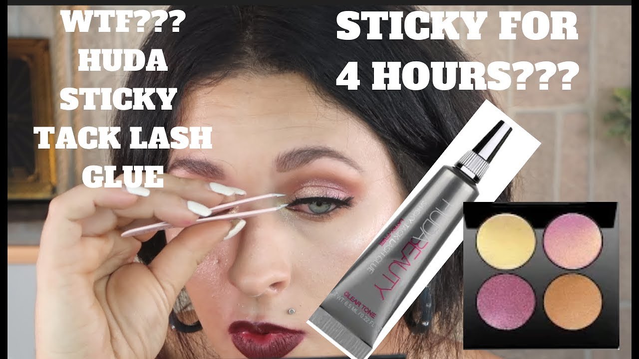 WTF? NEW HUDA BEAUTY STICKY LASH GLUE | RESTICKABLE? PAT MCGRATH BLITZ ASTRAL RITUALISTIC ROSE