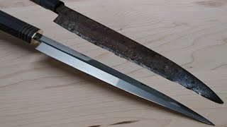 RESTORATION - Knife Restoration - Yanagiba Knife -  Sushi or Sashimi Knife