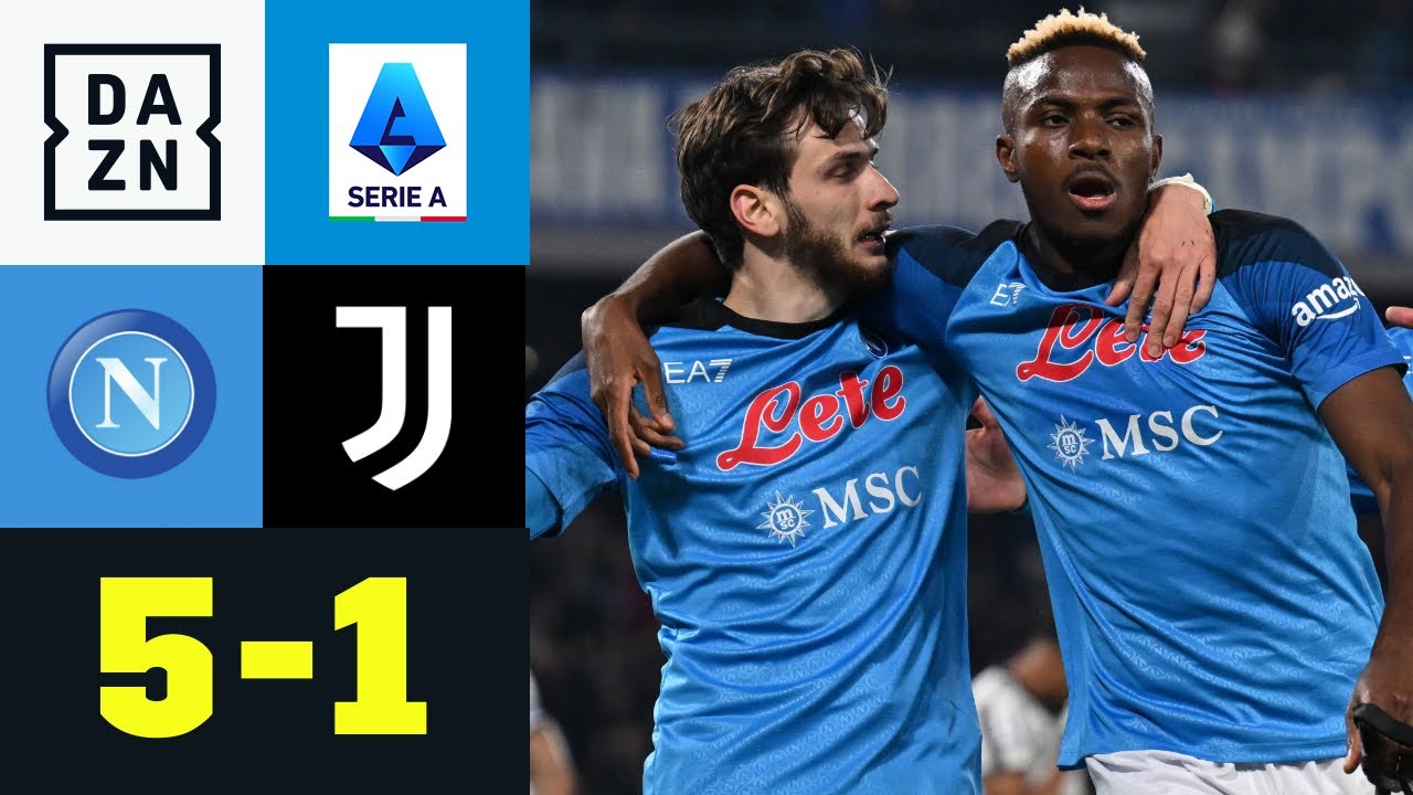 Osimhen & Kvaradona überragen! Napoli demütigt Juve: Neapel - Juventus 5:1 | Serie A | DAZN