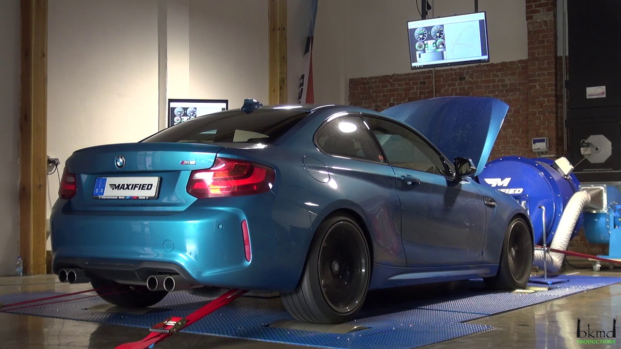 440HP BMW M2 (F87) on the dyno at Maxified (with performance data)