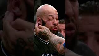 Bye-bye, son on slap, knock down ￼