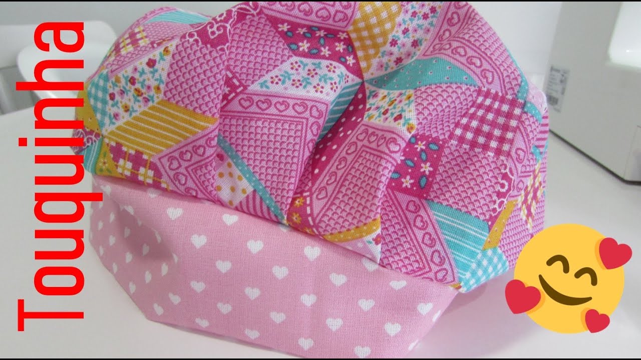 Touca de cozinha ou touca cirúrgica fácil de fazer e vender - Ateliê Chocomelon Aula 016