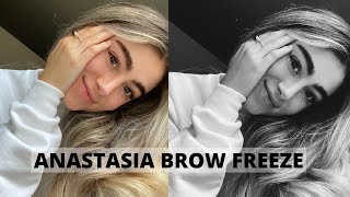 ANASTASIA BROW FREEZE REVIEW AND TUTORIAL