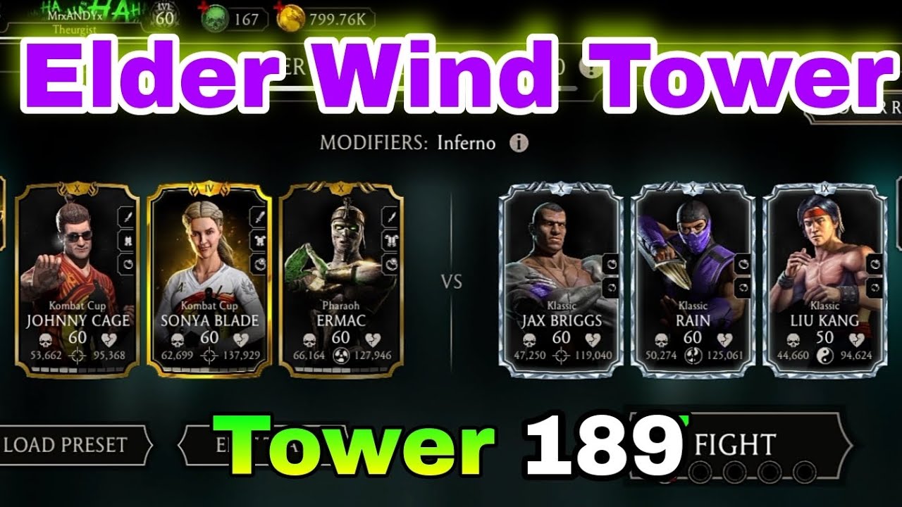 189 Elder Wind Tower Strategy - Follow Me And Win this Battle - Mortal Kombat 11