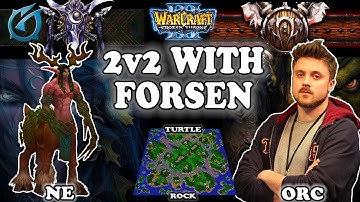 Grubby | Warcraft 3 TFT | 1.30 | 2v2 With FORSEN
