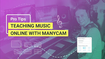 How to Teach Online Music Lessons With ManyCam
