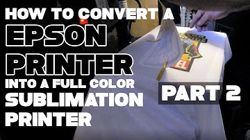 How to convert a regular printer to a sublimation printer - Part2