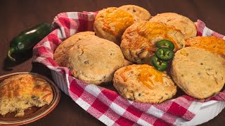 JALAPENO CHEDDAR BISCUITS: Simple & Delicious Jalapeño Cheddar Biscuits/Perfect with Chili by marcy inspired 3,253 views 2 months ago 9 minutes, 9 seconds