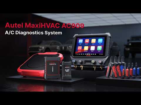 Autel MaxiHVAC AC909 Advanced A/C Diagnostic System