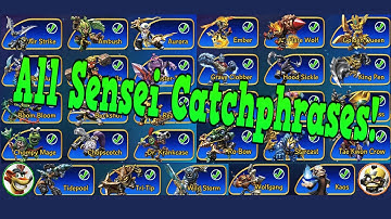 All 31 Sensei Catchphrases!